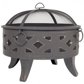La Hacienda Diamond Deep Steel Fire Pit