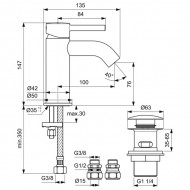 Ideal Standard Ceraline Mono Basin Mixer Tap