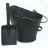 Castle Living Coal Bucket & Shovel Black|CL404777
