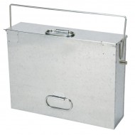 Castle Living Galvanised Ash Box | CL404890
