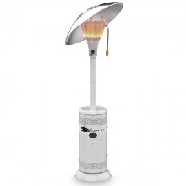 15kw Heat Focus Gas Patio Heater | Powder Coated | White