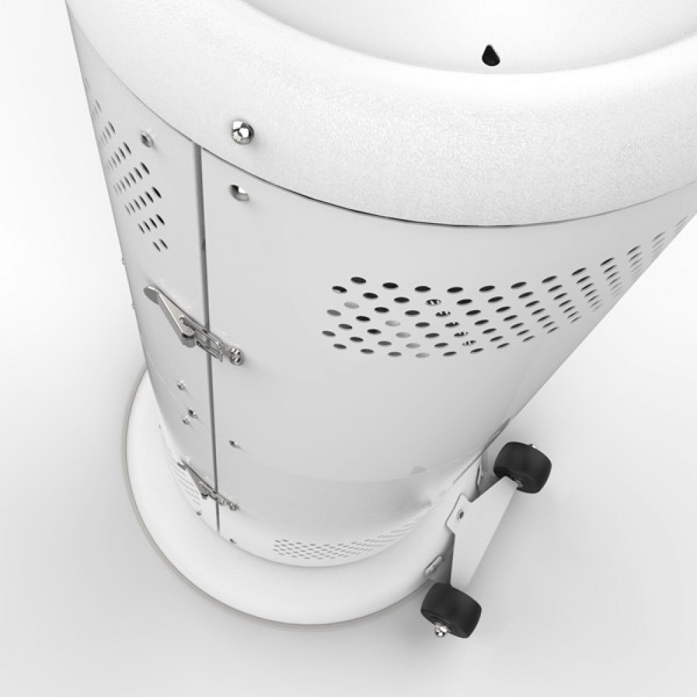 15kw Heat Focus Gas Patio Heater | Powder Coated | White