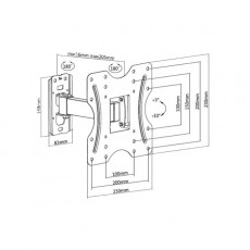 Itech TV Bracket | For 23" - 43" | LCD522B