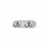 Harcourt 2 Dual Hooks Grey Board Satin Nickel Hooks