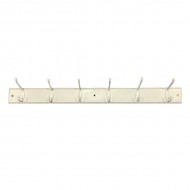Harcourt 6 Hat & Coat Hook Board White