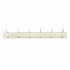 Harcourt 6 Hat & Coat Hook Board White