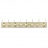 Harcourt Long 8 Cream Hooks Distressed Board