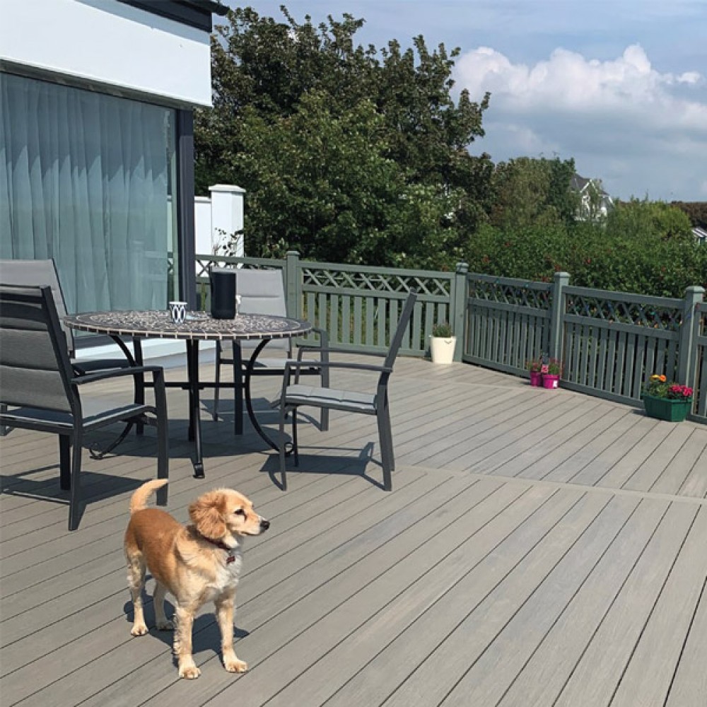 Ultrashield Composite Decking Board | Antique | 138mm X 23mm X 3.6m