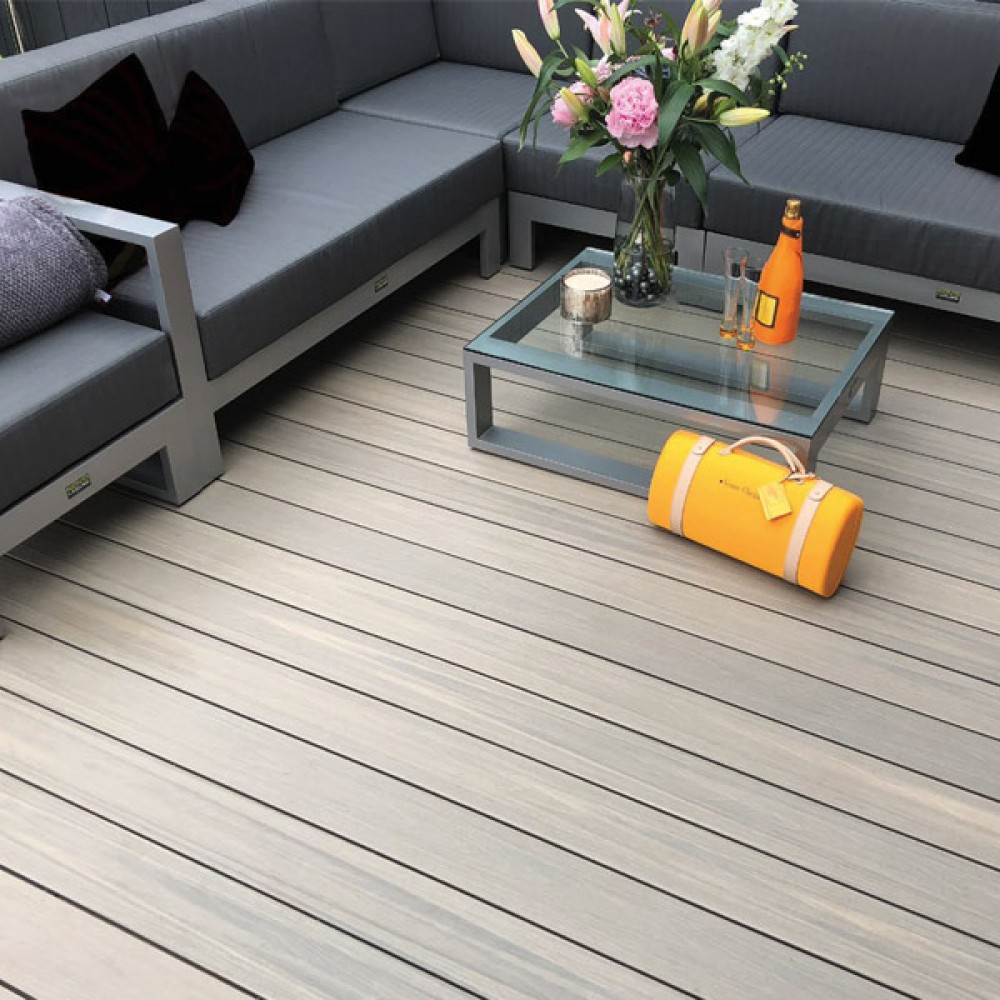 Ultrashield Composite Decking Board | Antique | 138mm X 23mm X 3.6m