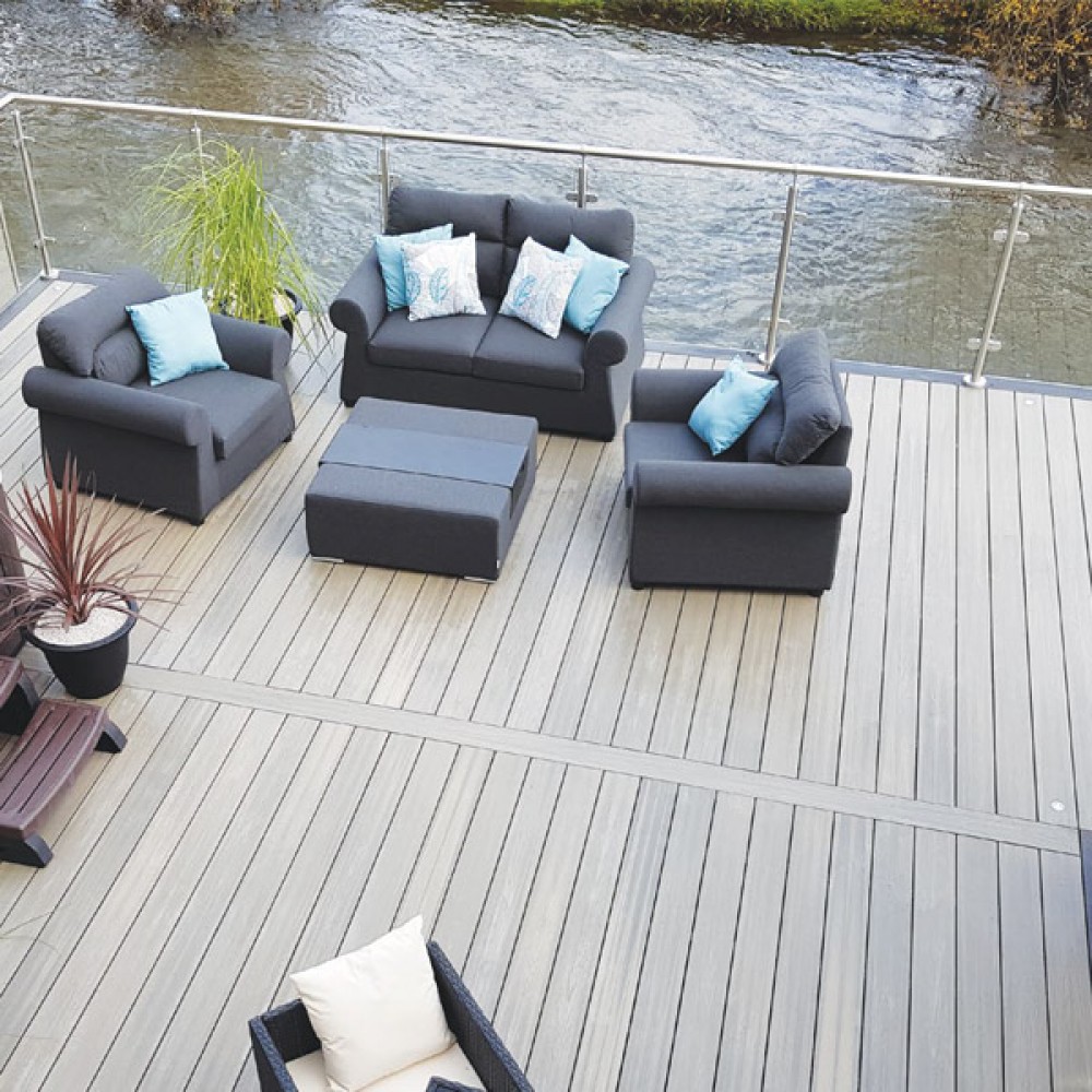 Ultrashield Composite Decking Board | Antique | 138mm X 23mm X 3.6m