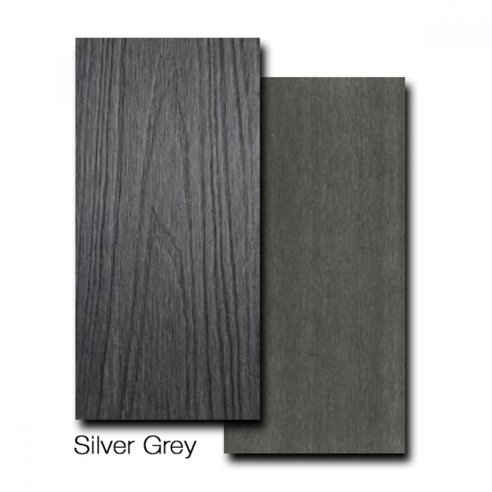 Ultrashield Composite Decking Board | Silver Grey | 138 X 23mm X 3.6m
