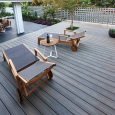 Ultrashield Composite Decking Board | Silver Grey | 138 X 23mm X 3.6m