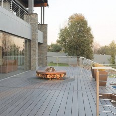 Ultrashield Composite Decking Board | Silver Grey | 138 X 23mm X 3.6m