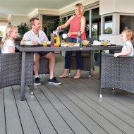 Ultrashield Composite Decking Board | Silver Grey | 138 X 23mm X 3.6m