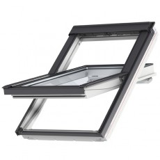 Velux Ggu Mk04 0070 Centre-pivot 78 X 98 White Polyurethane 2x Glazed