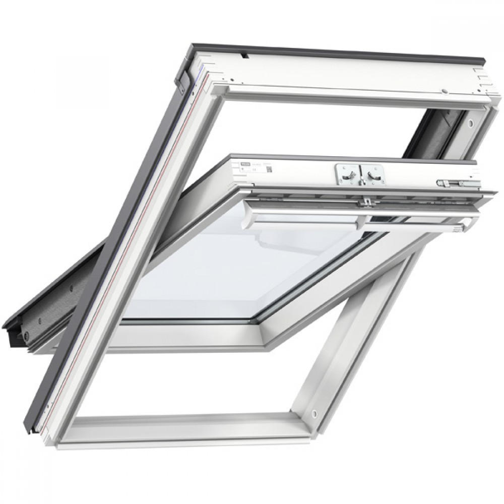 Velux Ggl Mk04 2070 Centre-pivot 78x98 White Painted 2x Glazed