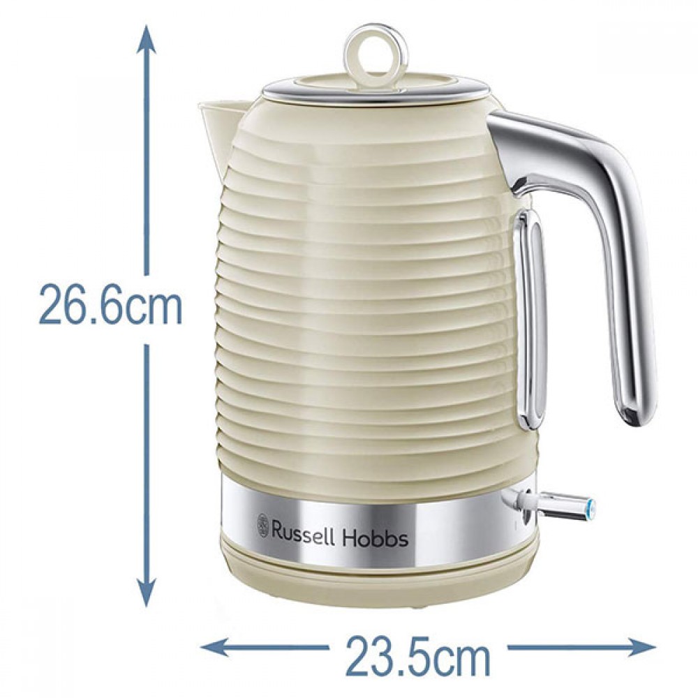 Russell Hobbs Inspire Cream Kettle | 24364