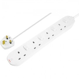 4 Socket 2m Switched Extension Lead | SWC4210N-MP