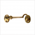 Phx 4"  Brass Cabin Hook