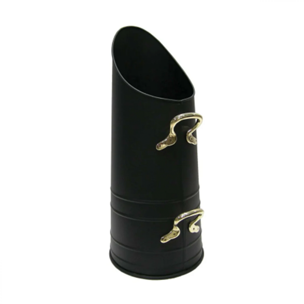 Castle Living Coal Hod Black Brass Handles | CL404739