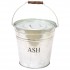 Castle Living Galvanised Ash Bucket & Lid | CL405903