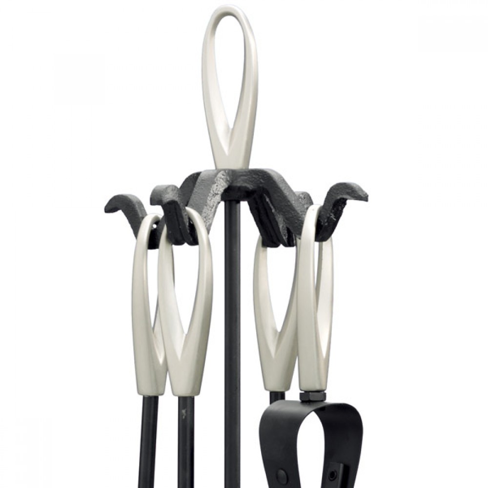 Castle Living Loop 5 Piece Companion Set 24" | Black & Nickel | CL405101