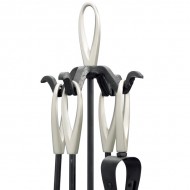 Castle Living Loop 5 Piece Companion Set 24" | Black & Nickel | CL405101