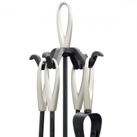 Castle Living Loop 5 Piece Companion Set 24" | Black & Nickel | CL405101