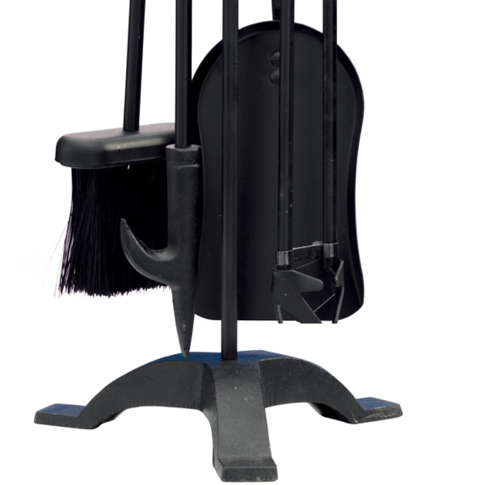 Castle Living Loop 5 Piece Companion Set 24" | Black & Nickel | CL405101