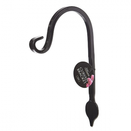 Curved Bracket With Leaf Detail | 23cm