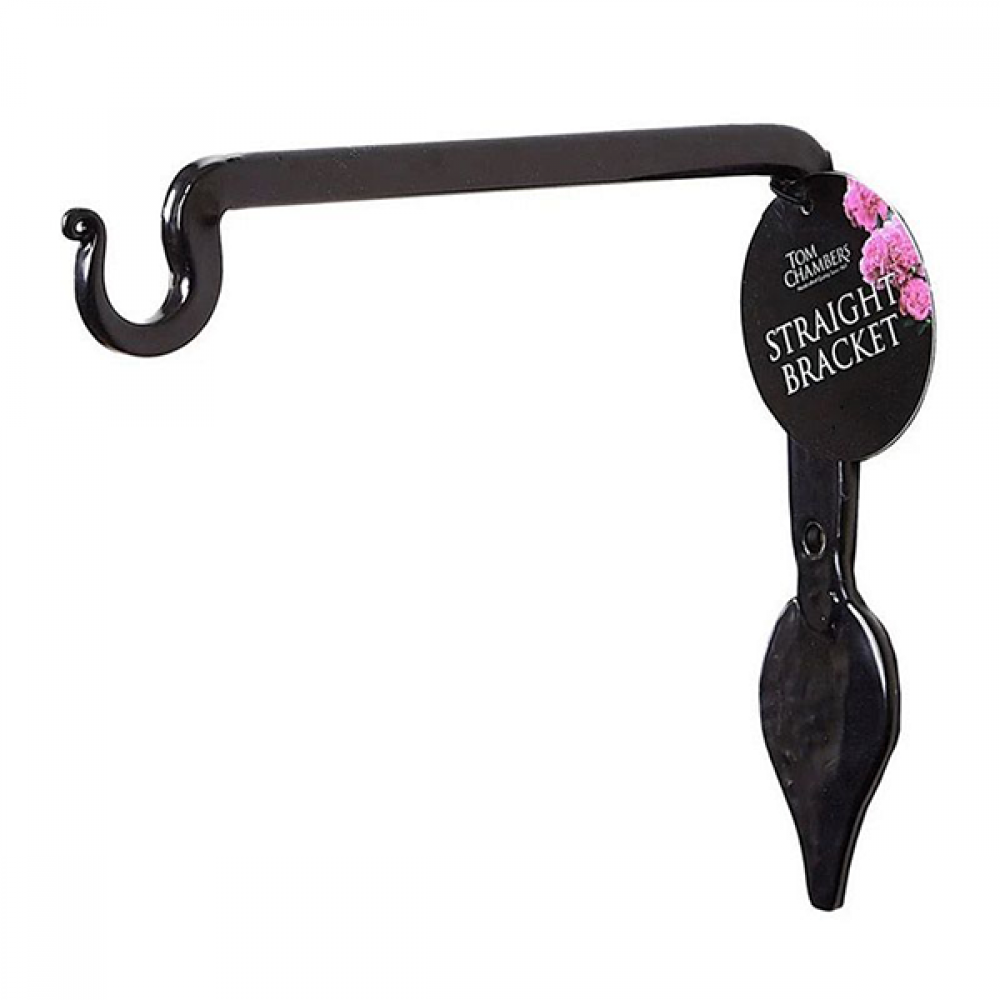 Straight Bracket With Leaf Detail | 15cm