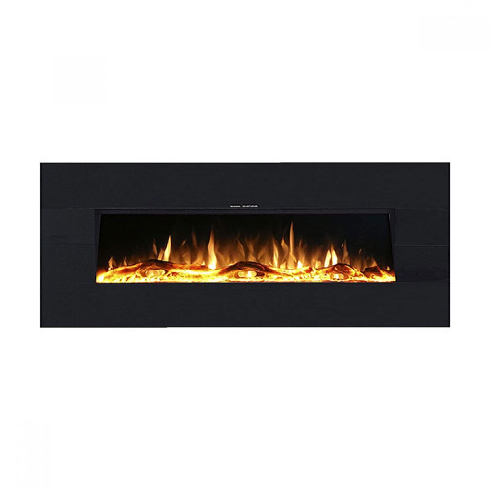 Ezee Glow Zara 50" Black Wall Hung Electric Fire