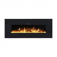 Ezee Glow Zara 50" Black Wall Hung Electric Fire