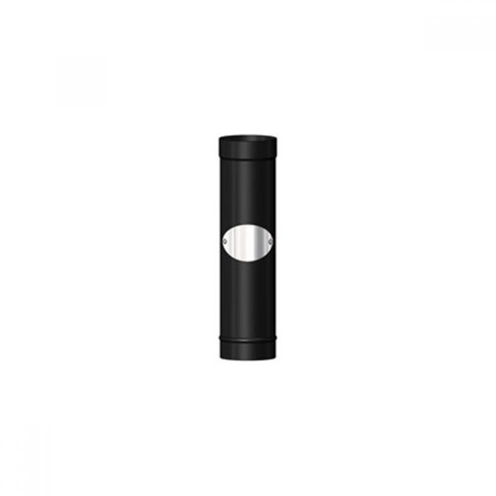 System 7 125x1000mm With Cleaning Door | Enamel Black