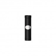 System 7 125x1000mm With Cleaning Door | Enamel Black