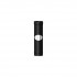 System 7 125x1000mm With Cleaning Door | Enamel Black
