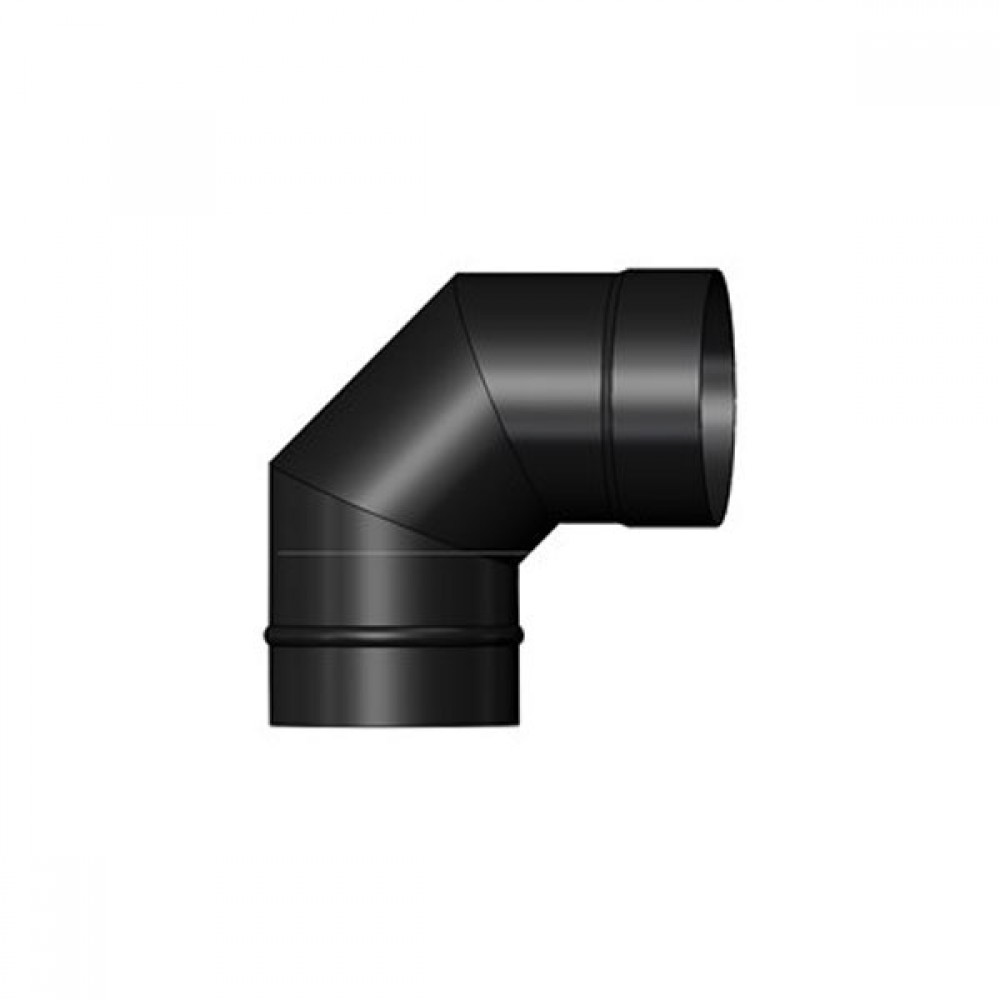 System 7 125mm Matt Black Pipe Bend | Options