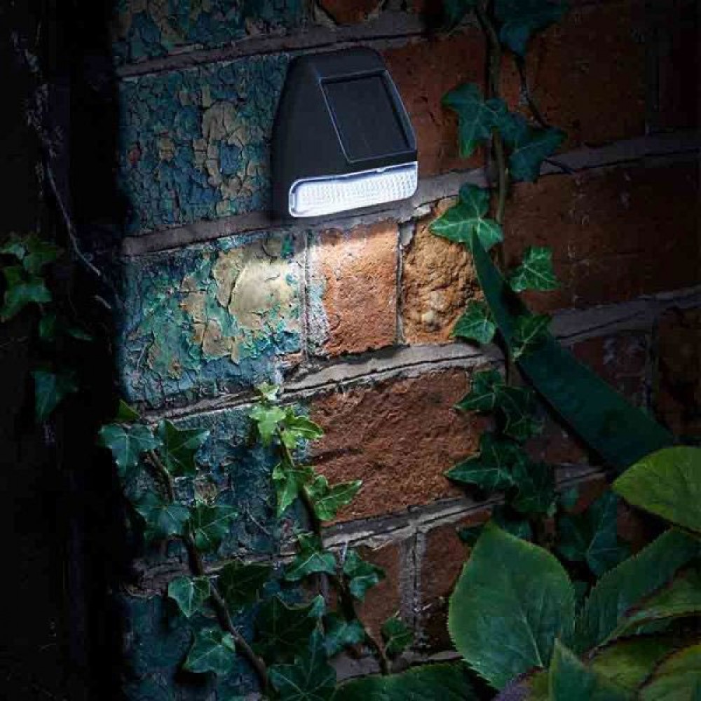 Solar Powered Wall, Fence & Post Light | 4 Pack
