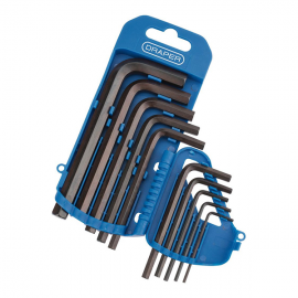 Draper Metric Hexagon Key Set & Holder 10pc | 33687