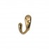 Harcourt Single Hook | Polished Brass