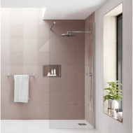 Ayo 8mm Wetroom 1000mm Silver