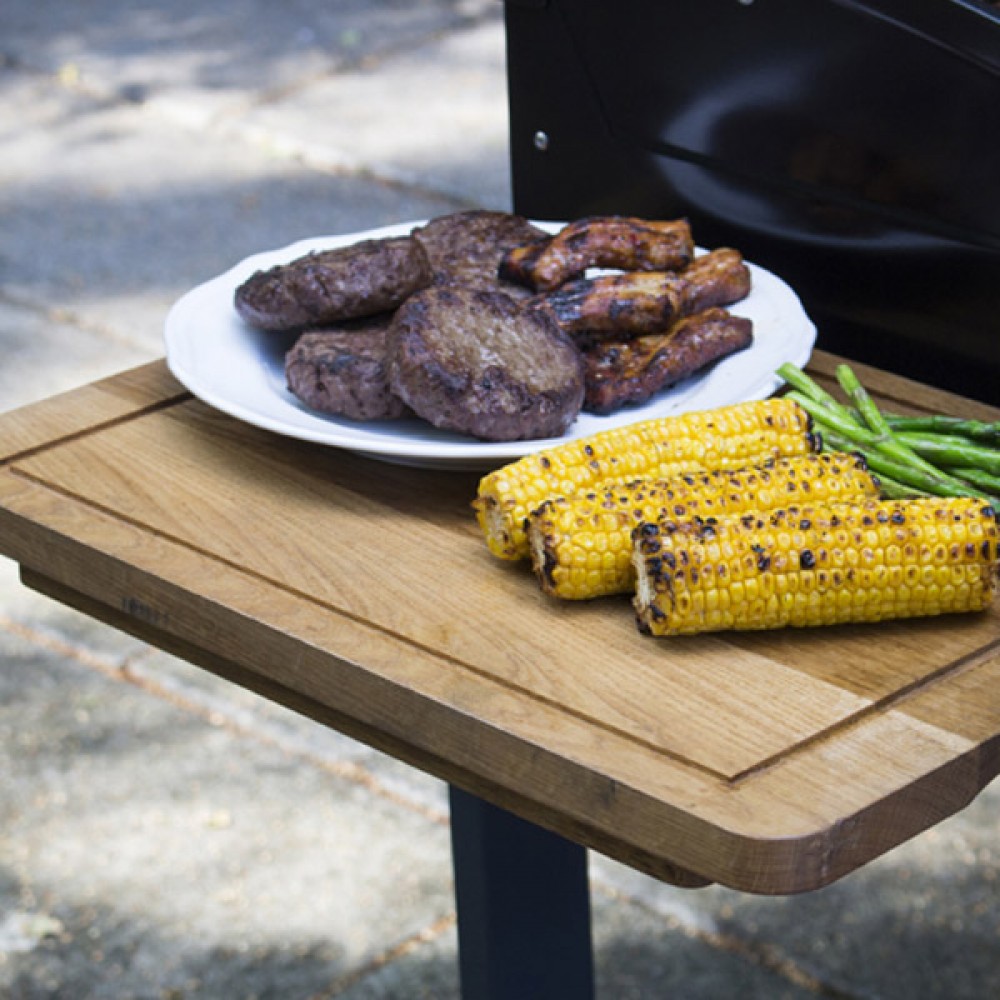 Sahara S350 3 Burner Gas BBQ | Bamboo Side Trays