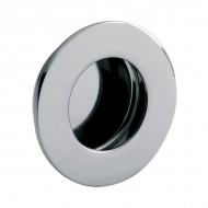 Flush Pull Circular | 80mm Diameter | Satin Stainless Steel