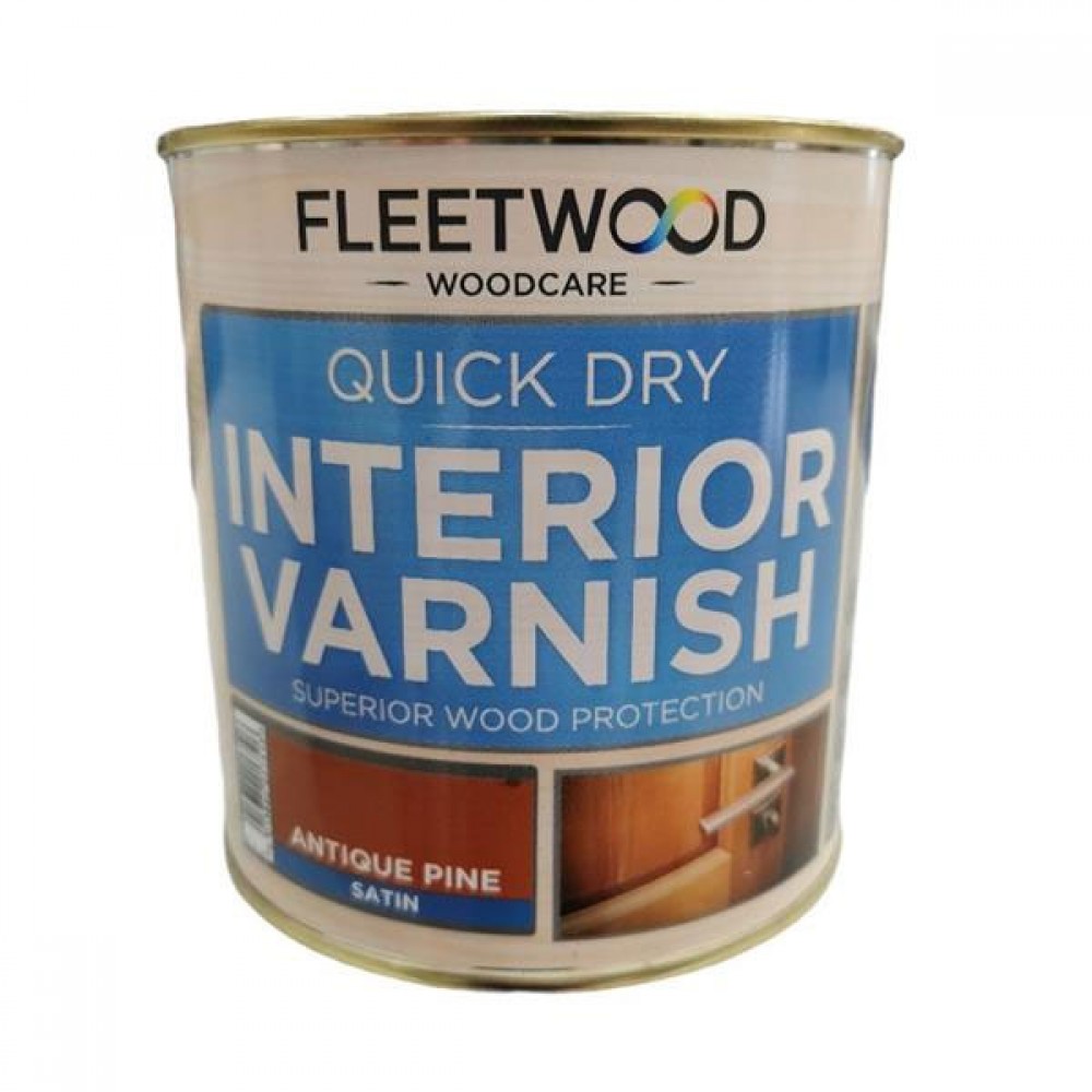 Fleetwood Quick Dry Interior Varnish | Size, Colour & Finish Options
