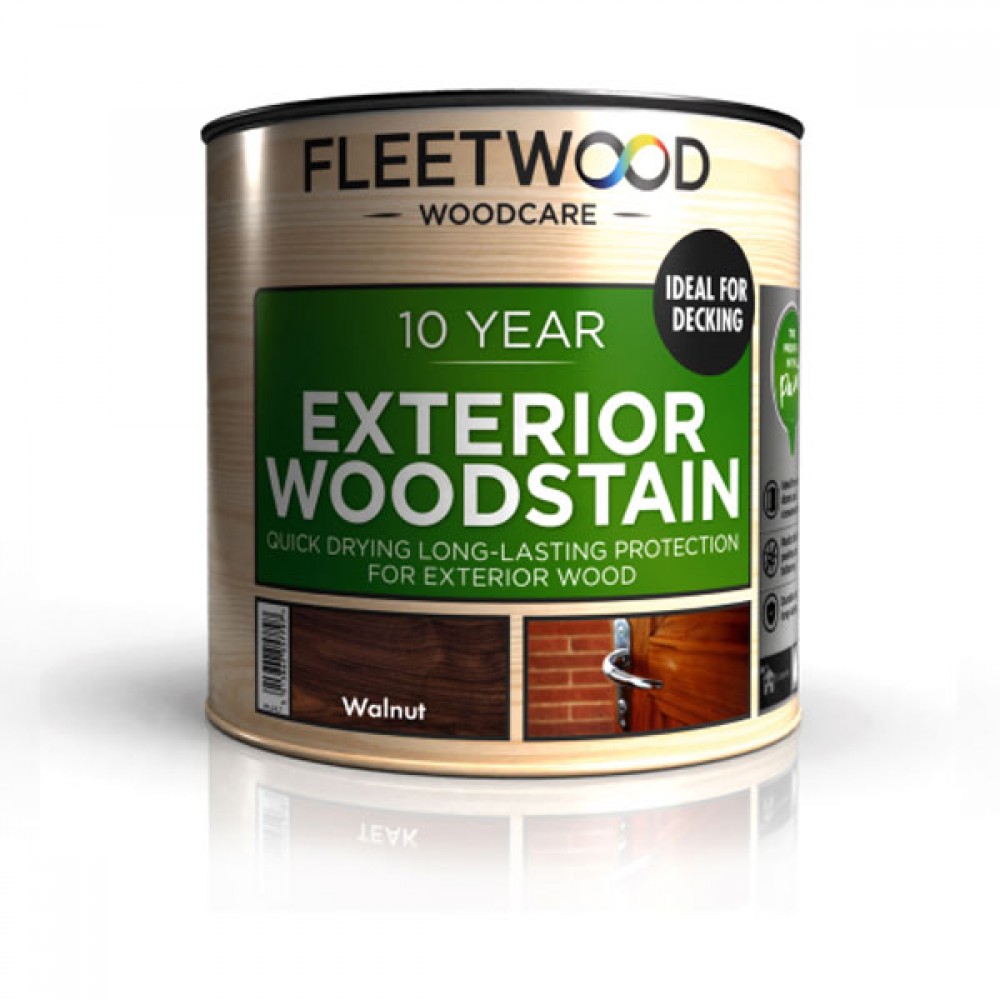 Fleetwood 10 Year Exterior Waterbased Woodstain | Size & Colour Options