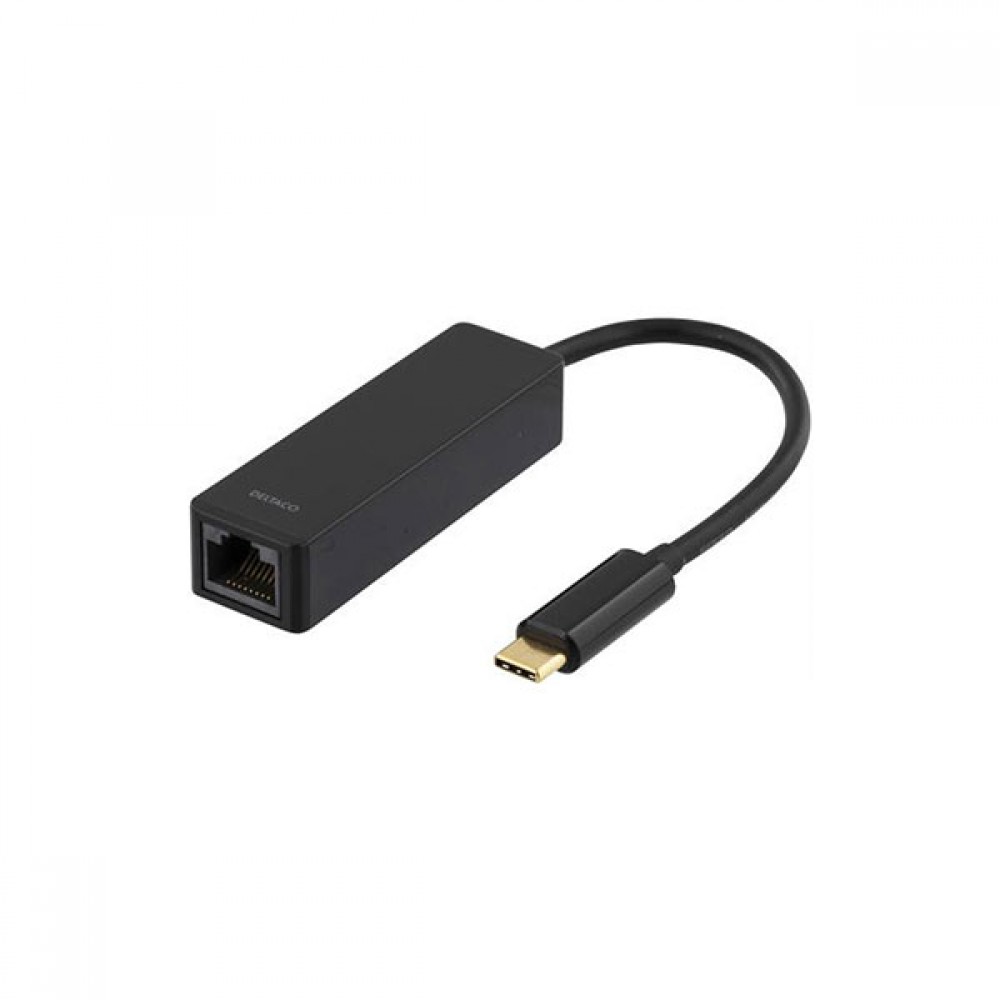 Deltaco USB C To Ethernet Adapter | USBCGIGA1