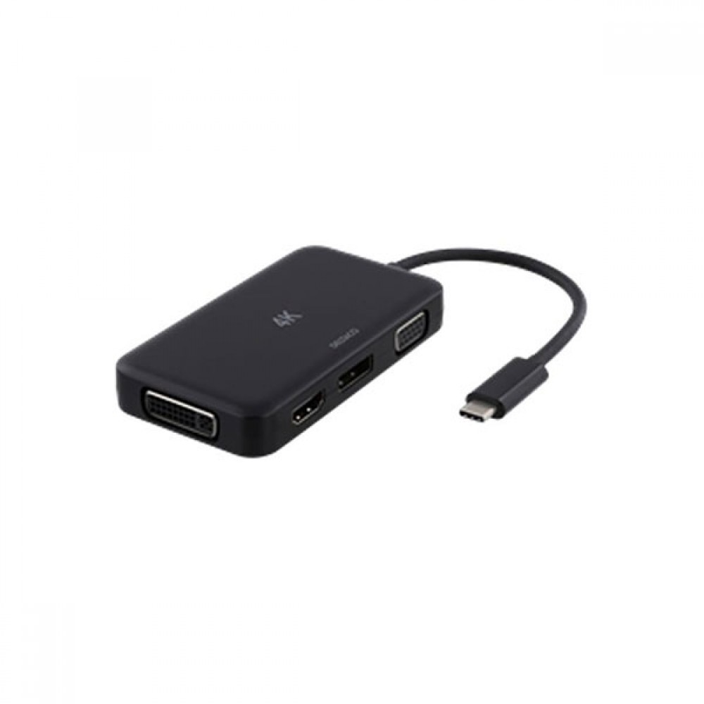Deltaco Adapter To HDMI, DP, DVI & VGA | USBCMULTI