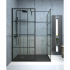 Aspect Black Trellis Wetroom Panel 800mm | ABWRP009