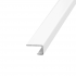 Flair 7mm Pvc End U Trim Widepanel White