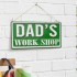 Dad's Work Shop Sign | 40 x 20cm